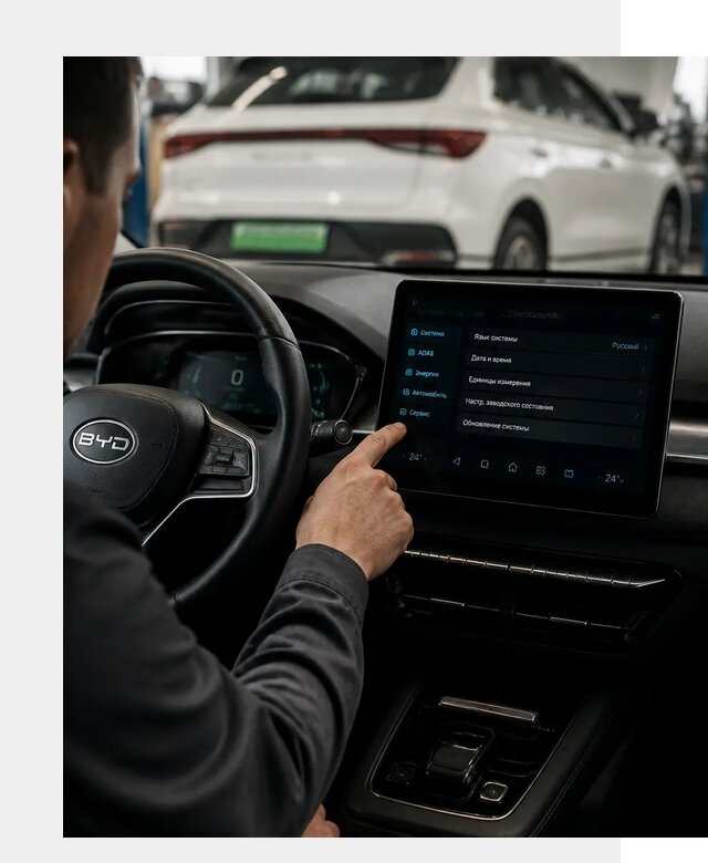 Русификация BYD E2 в Воркуте от 15319 р. | ФастМобиль-Врк под ключ