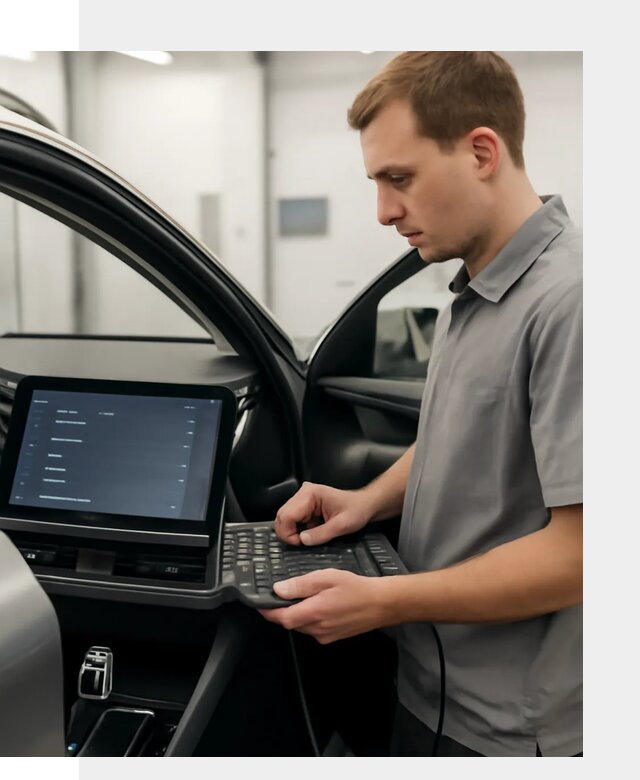 Русификация мультимедиа автомобилей Lynk Co в Воркуте